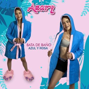 Bata Azul Rosa